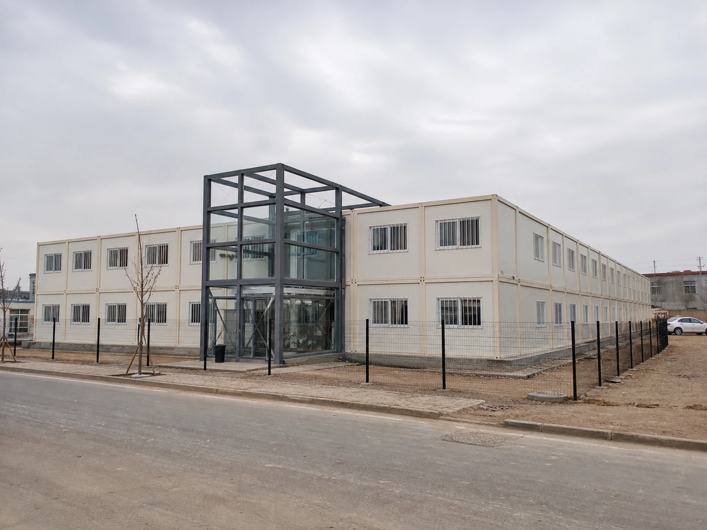 Modular hospital exterior