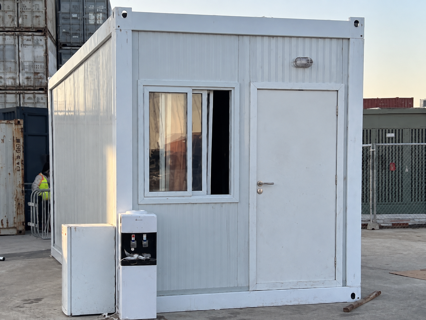 Individual cabin exterior at the project site