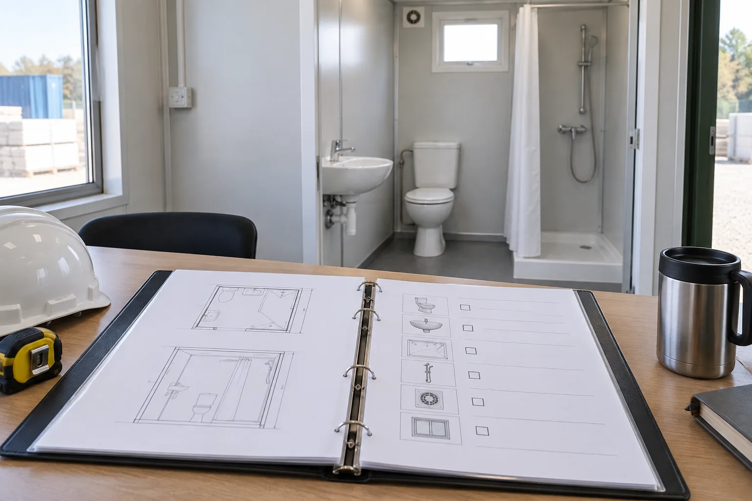 Illustrative review of layout and equipment information