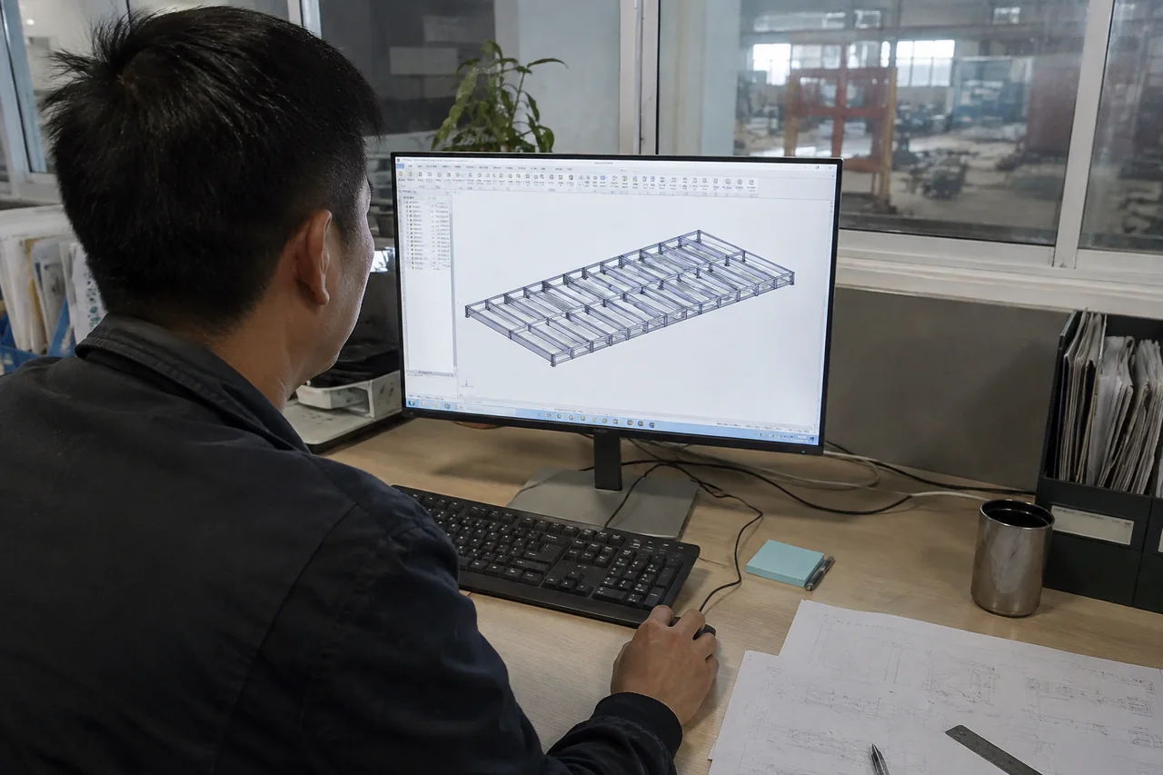 cad engineering support — illustrative process scene