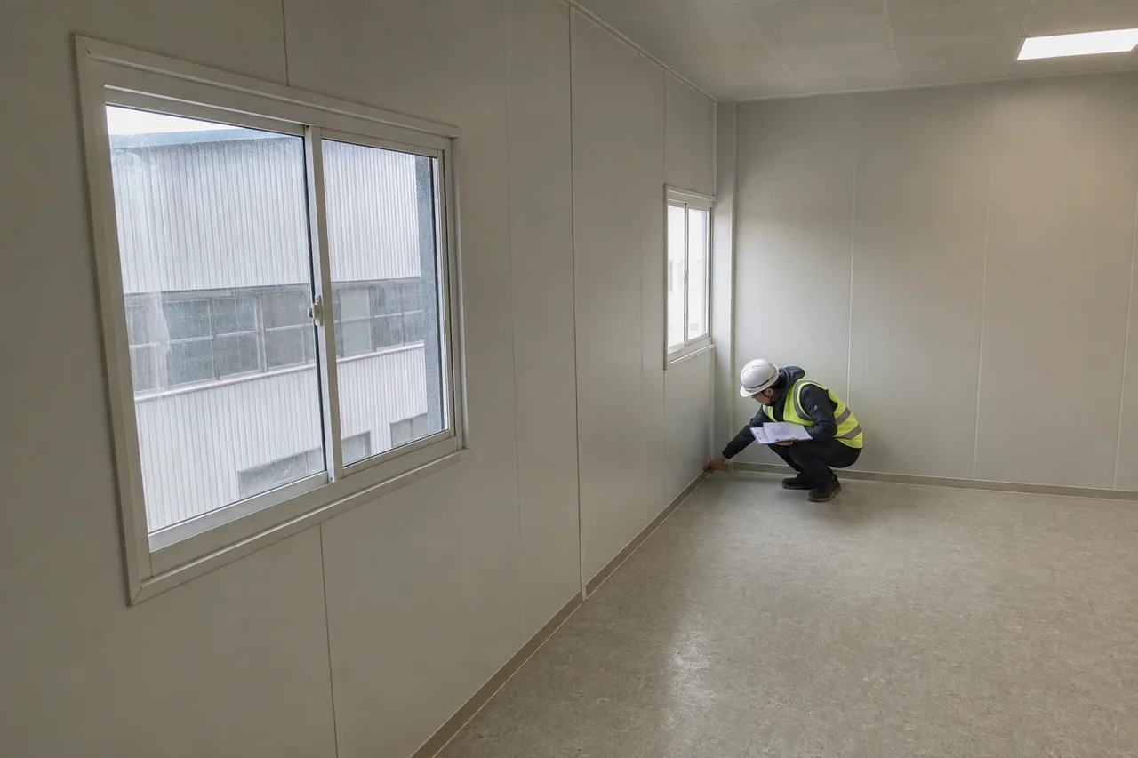 final module inspection — illustrative process scene