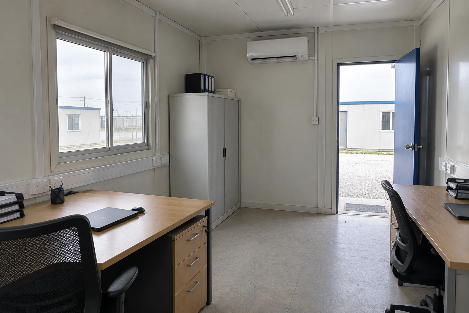 Illustrative K-house office with accessible service routes