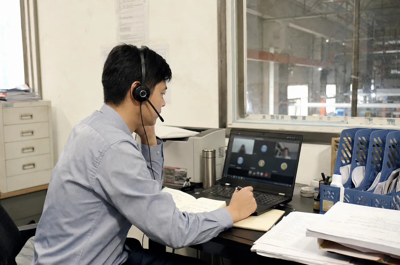 project consultation call — illustrative process scene