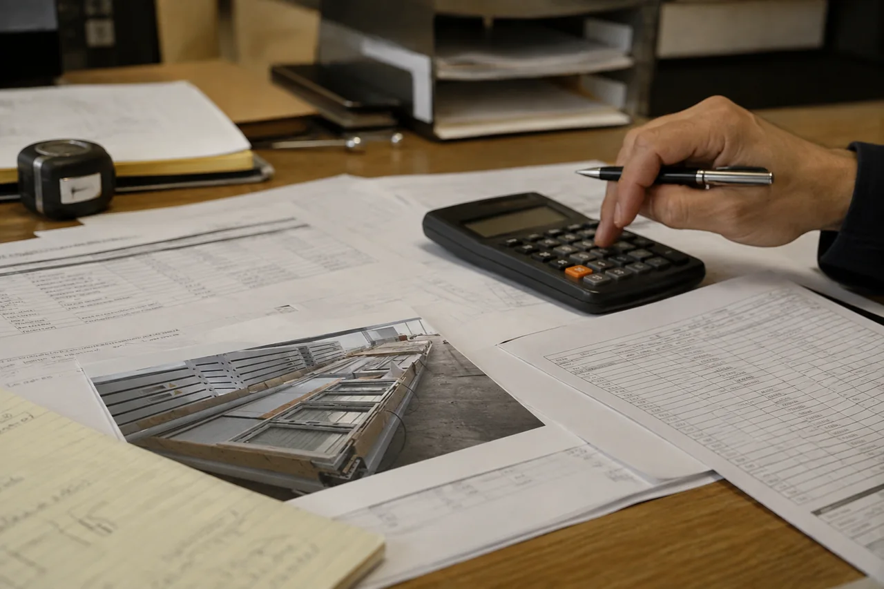 project quotation costing — illustrative process scene