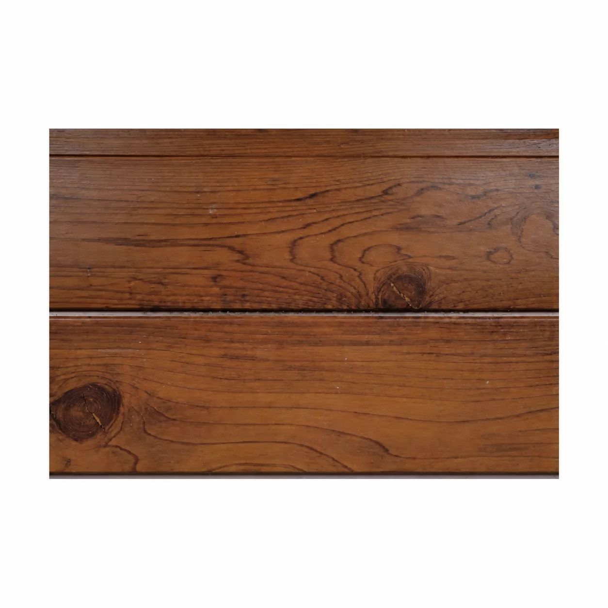 Reference wood-pattern panel sample with prominent grain