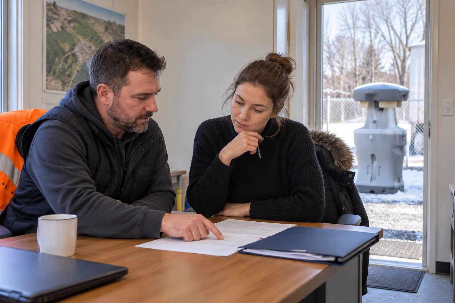 Buyers review the applicable product documents before accepting a winter arrangement.