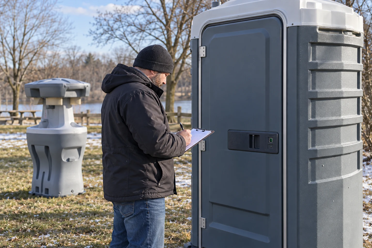 A coordinator records the outcomes and exceptions of a service visit.